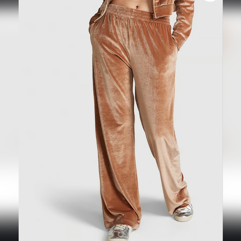 VS PINK Velour pants XL